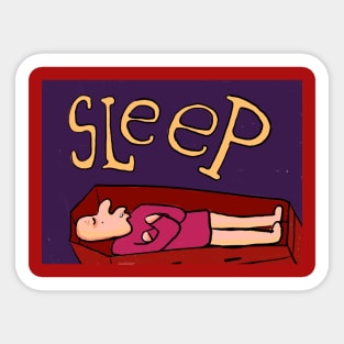 Sleeping bag Sticker